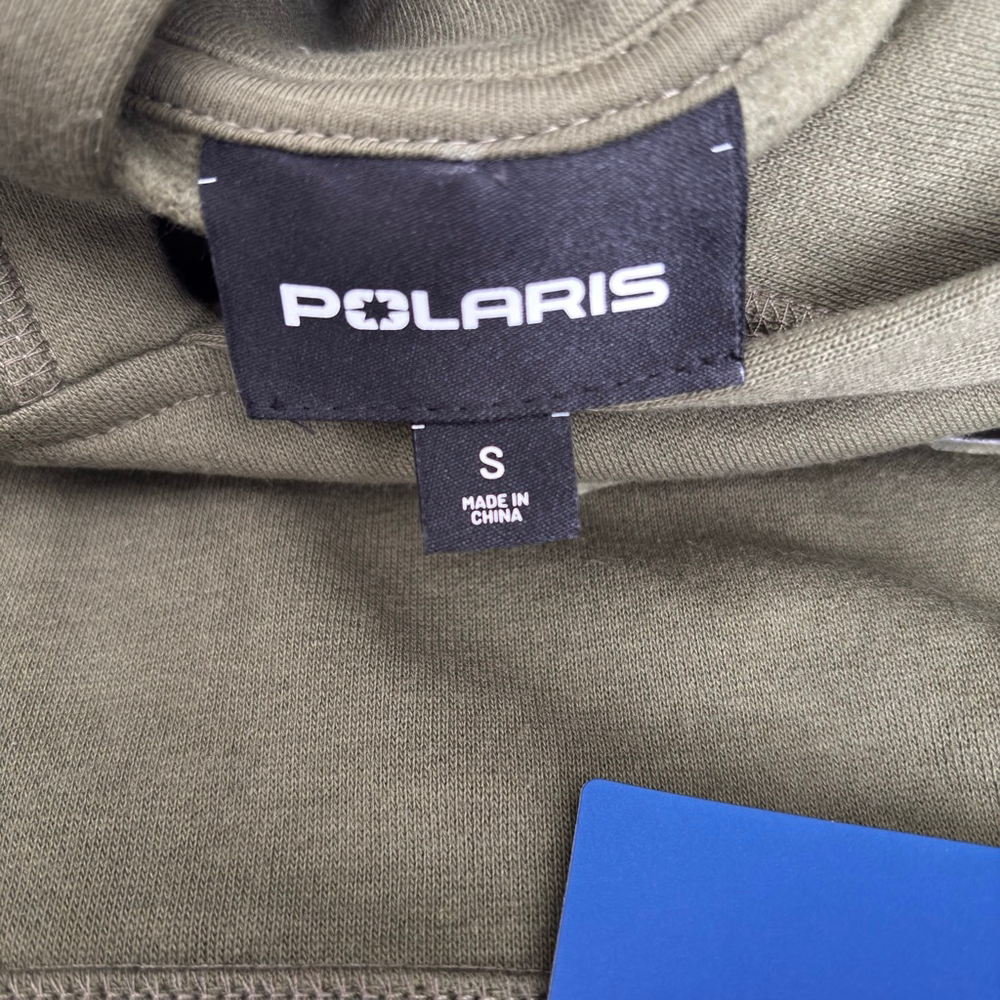 Polaris RZR Hoodie ATV UTV Logo Pullover Olive Green Sweatshirt Youth Small NWT - Picture 8 of 11